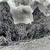 Черно Бяла фотография на Крепоста в Белоградчик