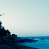 Nature, landscape, sky, clouds, sea, sand, coast, stone, rock, flowers, seasons, photo, image, picture, color, summer. long exposition, night
