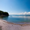 Nature, landscape, sky, clouds, sea, sand, coast, stone, rock, flowers, seasons, photo, image, picture, color, summer