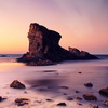 Nature, landscape, sky, clouds, sea, sand, coast, stone, rock, flowers, seasons, photo, image, picture, color, summer