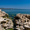 Nature, landscape, sky, clouds, sea, sand, coast, stone, rock, flowers, seasons, photo, image, picture, color, summer