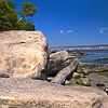 Nature, landscape, sky, clouds, sea, sand, coast, stone, rock, flowers, seasons, photo, image, picture, color, summer