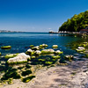 Nature, landscape, sky, clouds, sea, sand, coast, stone, rock, flowers, seasons, photo, image, picture, color, summer, horn