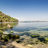 Nature, landscape, sky, clouds, sea, sand, coast, stone, rock, flowers, seasons, photo, image, picture, color, summer