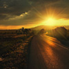 Sunset On Old Road Varna - Shumen