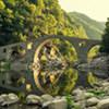The Devil bridge color photography